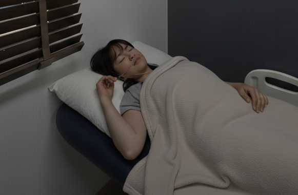 検査後のリカバリールーム