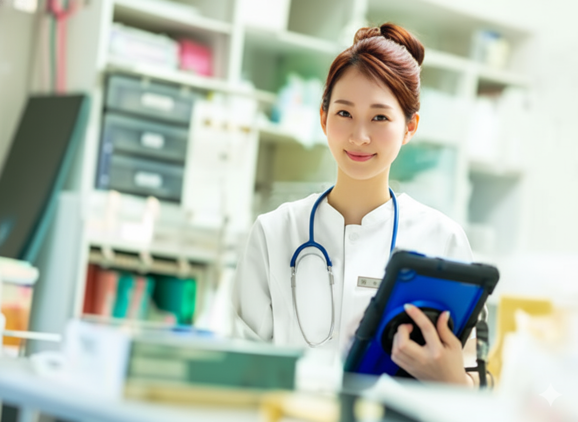 リーダー業務の様子