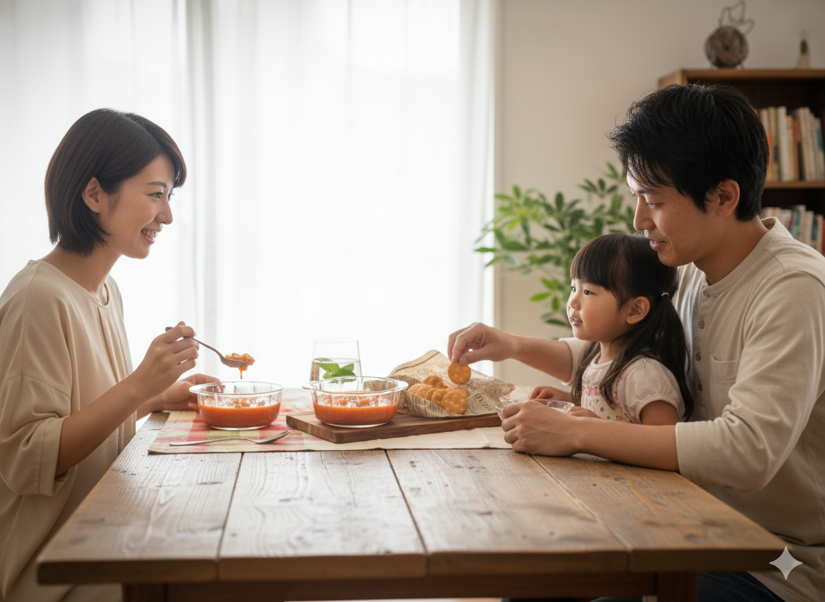検査前日の食事準備