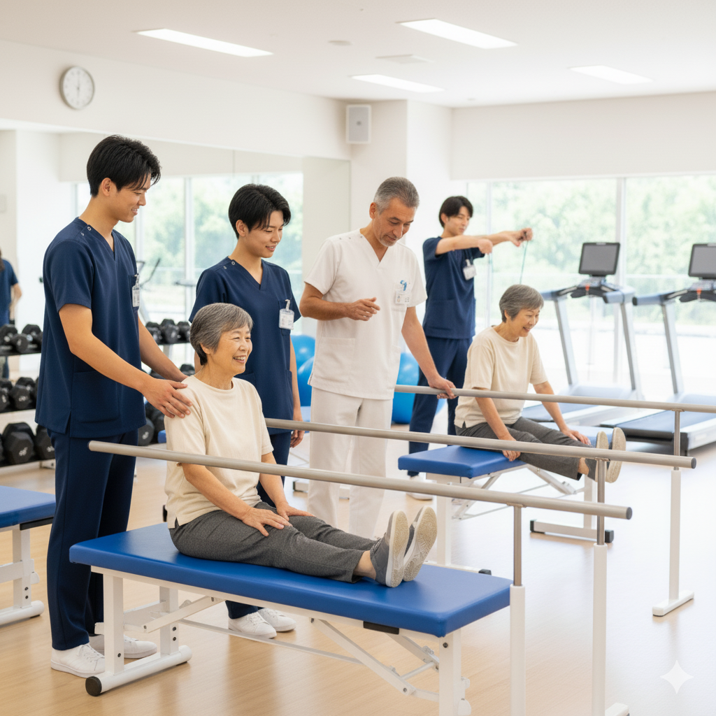 5月のリハビリ実習風景