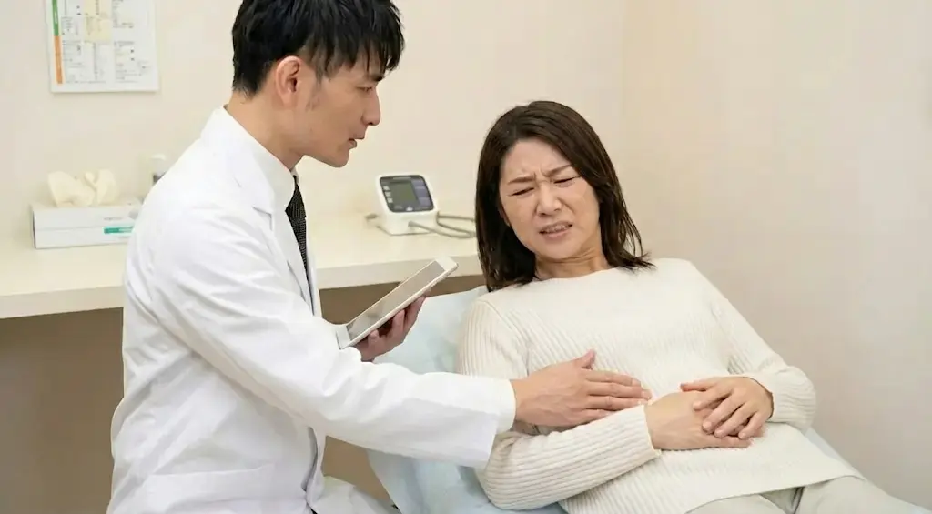 アニサキス内視鏡画像