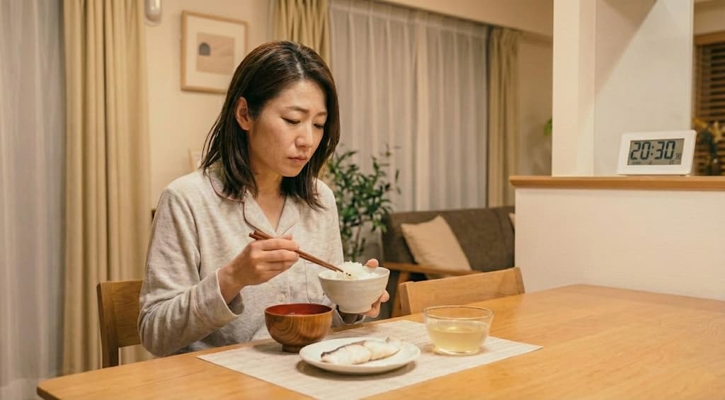 検査前日の食事準備