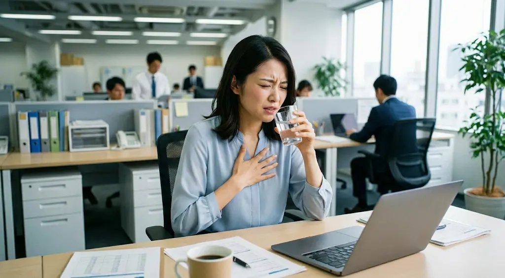 胸焼けの症状イメージ